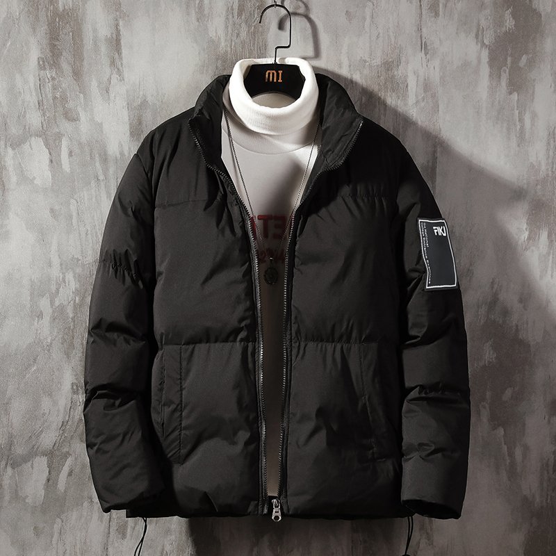 wholesale down work jacket coat men's jackets long winter high quality winter waterproof luxury soft black thick casual logo