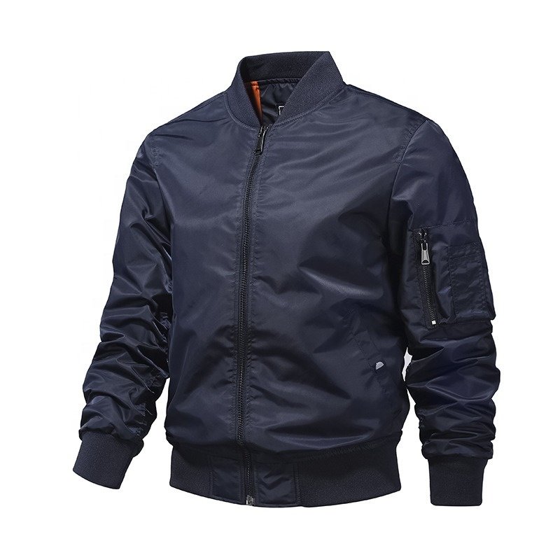 Hot Selling Autumn and Winter Mens Jackets Cross-border flight jacket Pockets Costume Made