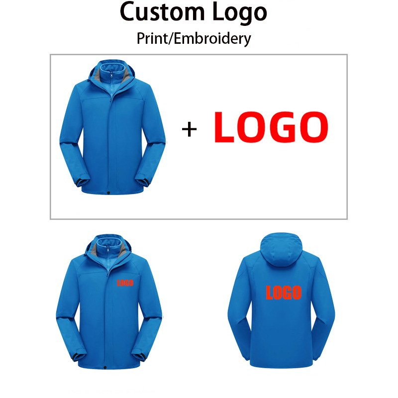 Designer Sports Jacket Windbreaker Black Canvas Fleece Custom Wind Breaker Waterproof Hiking Men's Jackets For Winter