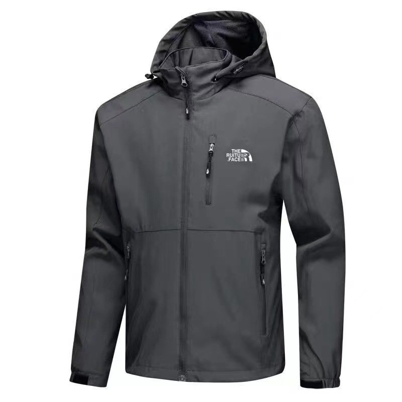 Luxury Design Custom Logo Polyester Outdoor Running Hiking Windbreaker Men's Jacket