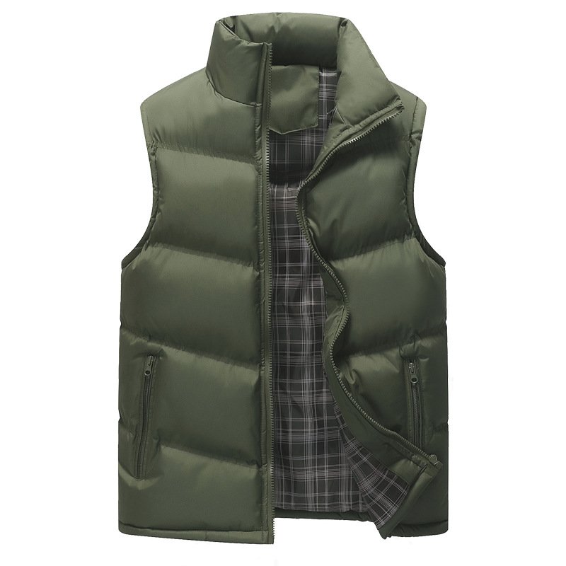 OEM Custom Design Popular Custom logo sleeveless winter heating cotton vest vest jacket
