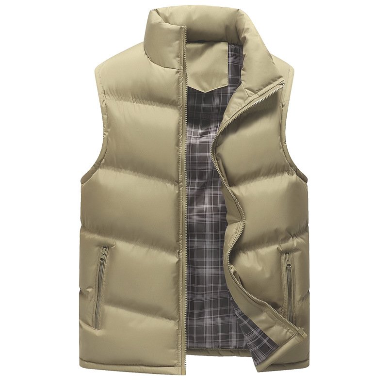 OEM Custom Design Popular Custom logo sleeveless winter heating cotton vest vest jacket