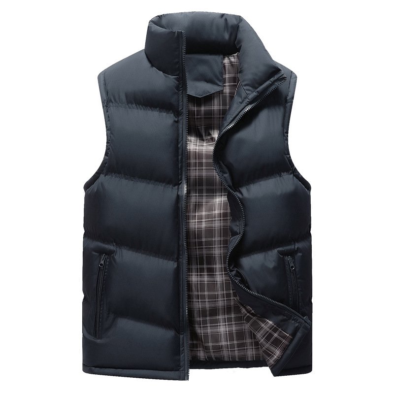 OEM Custom Design Popular Custom logo sleeveless winter heating cotton vest vest jacket