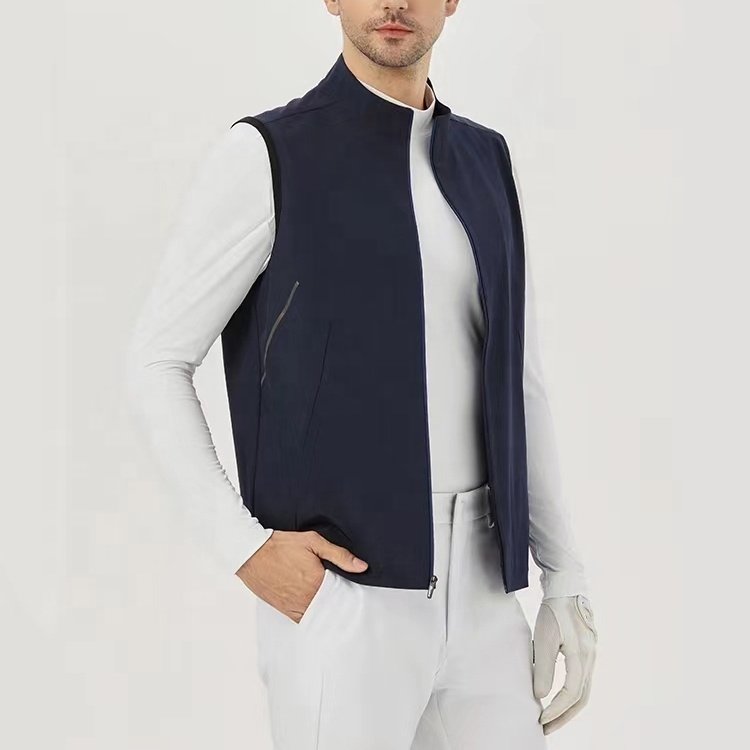 Hot Selling Plus Size Men's Breathable Vest Custom Multi-Pocket Sleeveless Waistcoat Winter Outdoor Jacket in XL Size