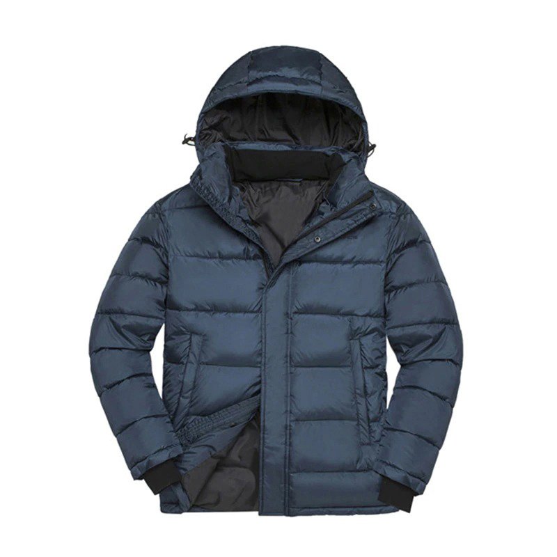 2022 Men's Luxury Winter Puffer Jacket High Quality Wool & Fabric Custom Logo Plus Size Coats up to 4XL Hooded Style"