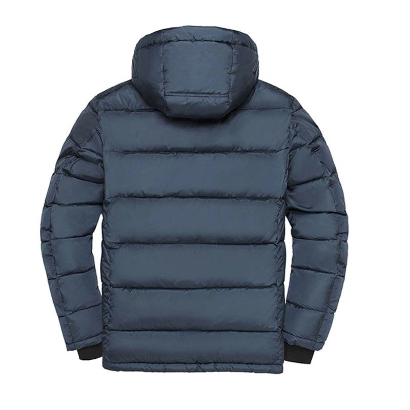 2022 Men's Luxury Winter Puffer Jacket High Quality Wool & Fabric Custom Logo Plus Size Coats up to 4XL Hooded Style"