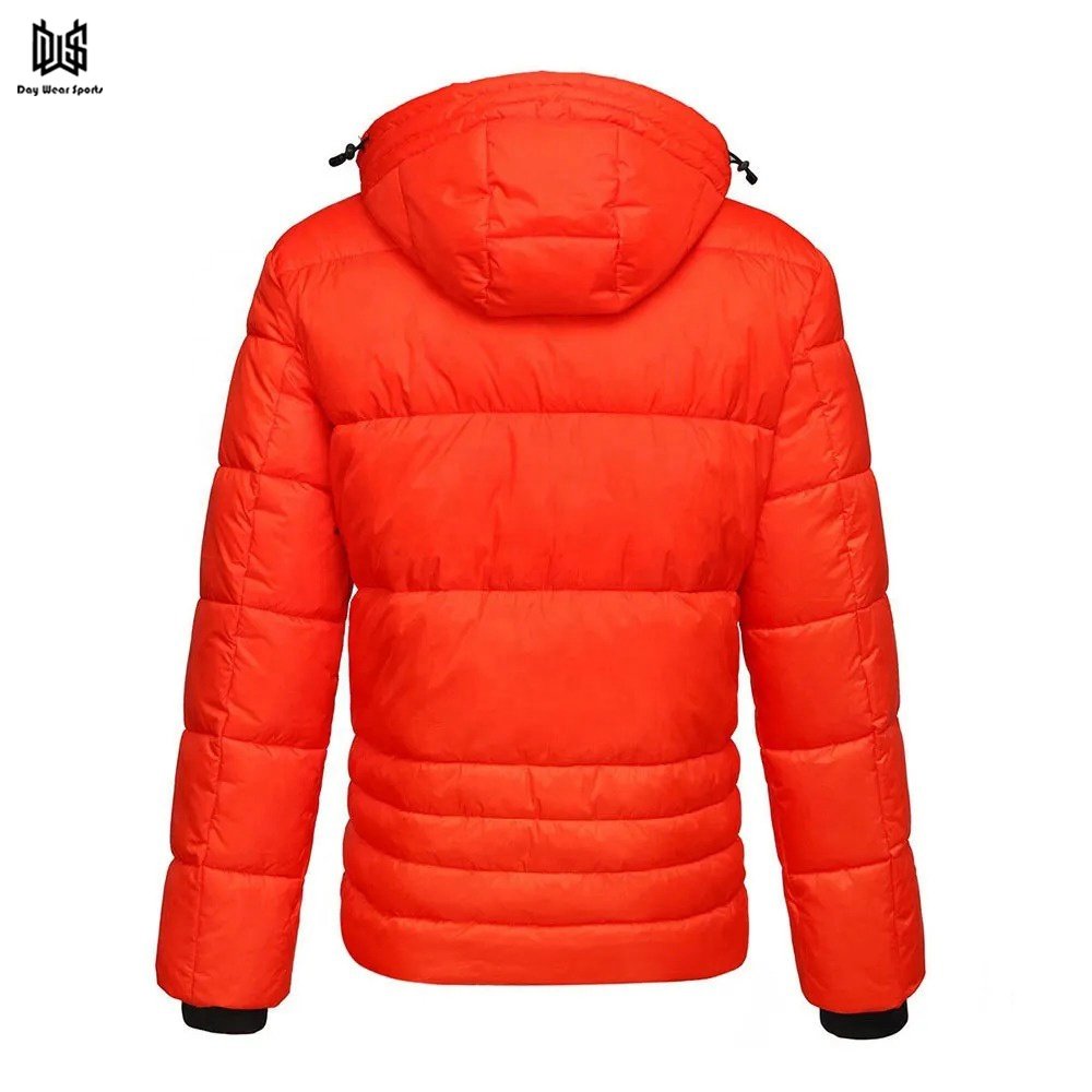 High Quality Men's Quilted down Jacket Customized Logo Printed Lightweight and Full Sleeves Casual Style for Winter