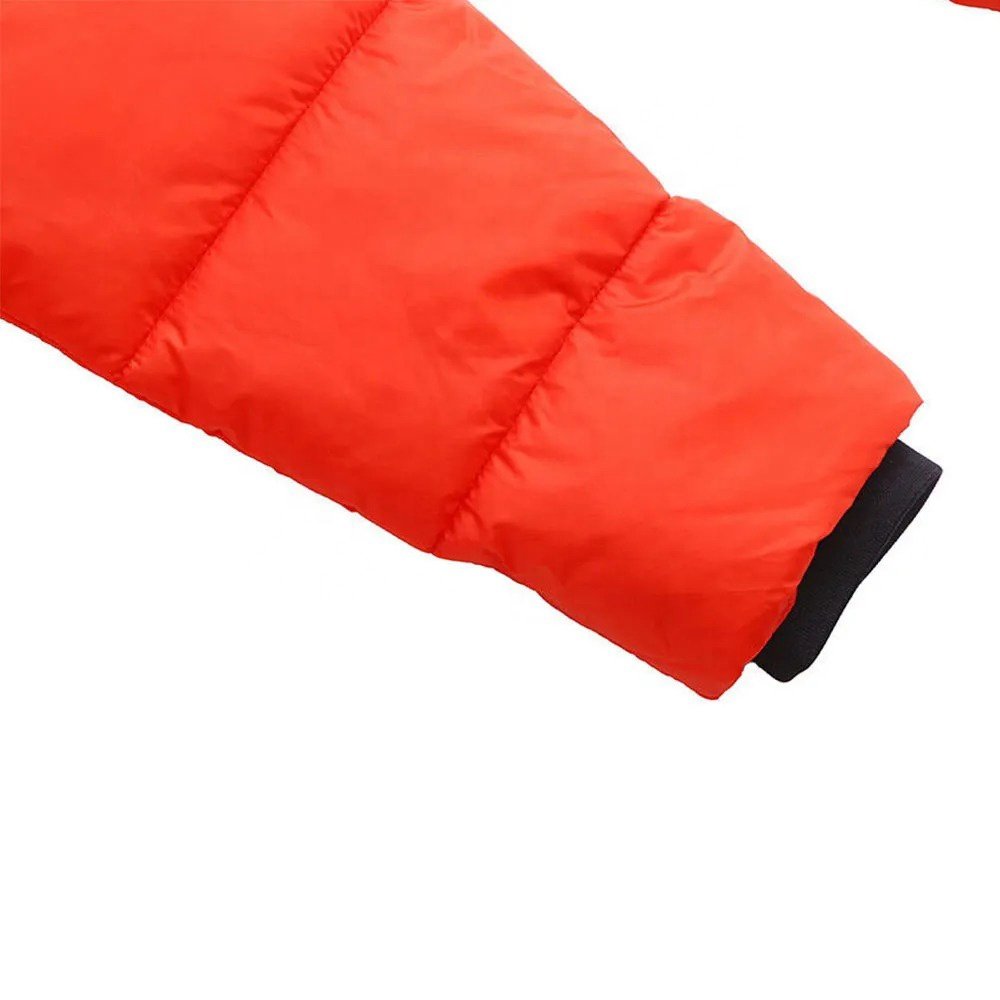 High Quality Men's Quilted down Jacket Customized Logo Printed Lightweight and Full Sleeves Casual Style for Winter