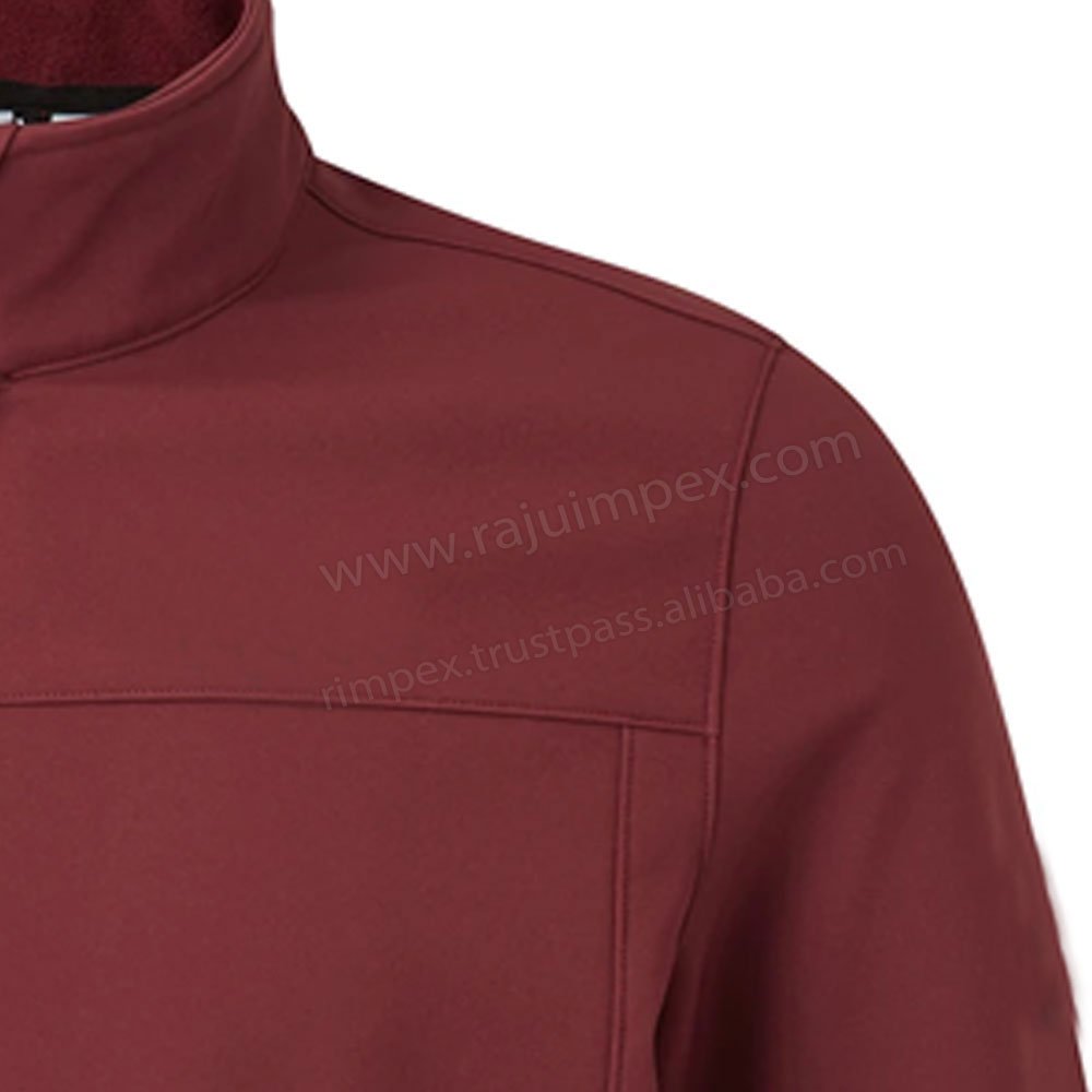 Hot Sale New Arrival Men's Softshell Jacket Custom Design Logo Breathable Wool Canvas Fabric Stand Collar Active Style Winter