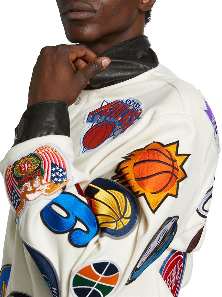 Custom Letterman Jacket Autumn Winter Warm Patch Wool Varisty Baseball Uniform Men'S Jacket