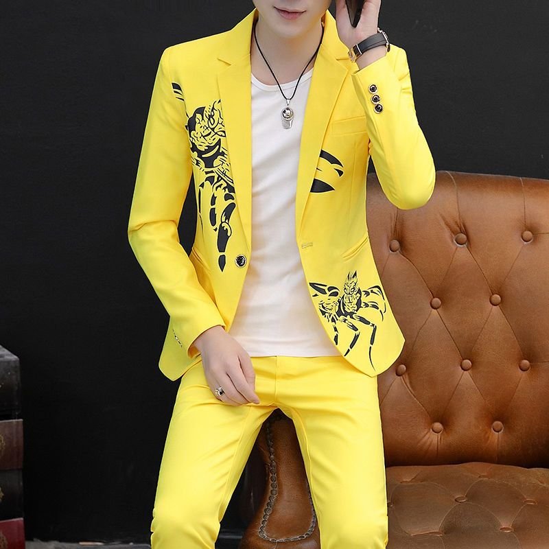 M-3XL Men's suit jacket Men's outerwear and small suit Casual slim fit suit
