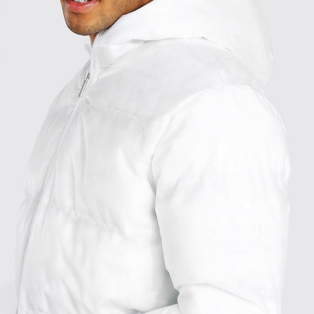 Casual Zipper Windproof Rubber Men's Jackets & Coats / Low Price High Quality Warm Hooded Heated Winter Men Puffer Jacket