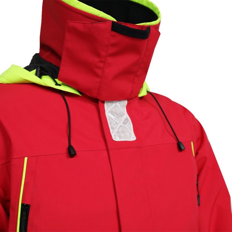 Sailing Jacket Waterproof Sailing Top Coat Hooded Rain Jacket Windproof Fleece Filling Lining Men's Jackets