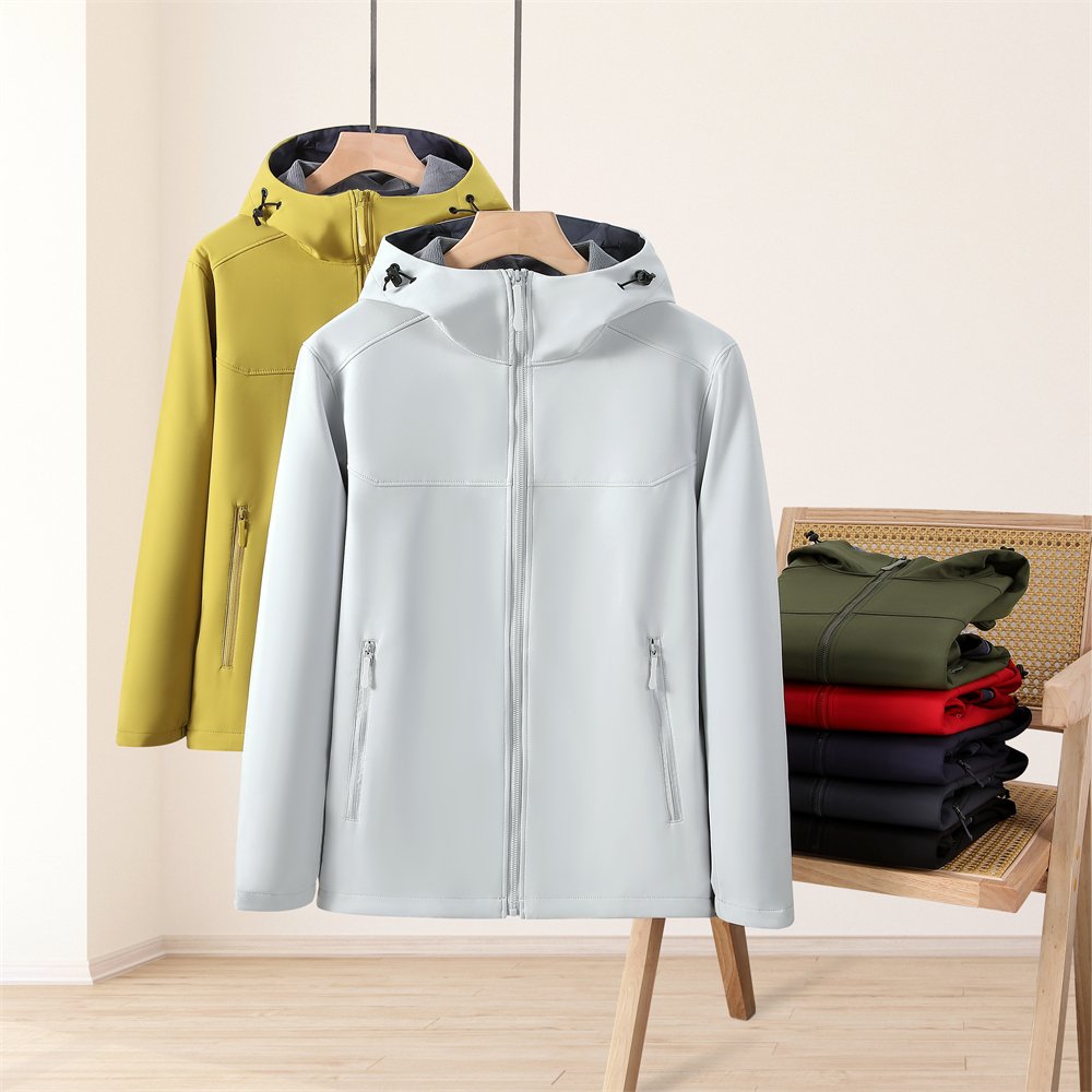 2024 lightweight outdoors soft shell winter jacket men unisex design soft shell fleece jacket logo customize men's jackets