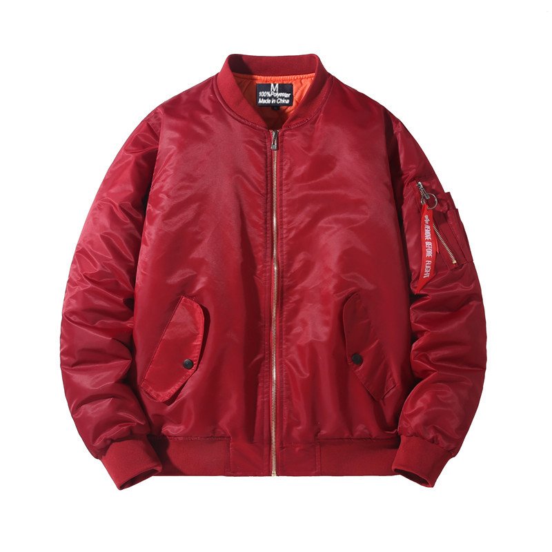 Men's Outdoor Tactical Varsity Jacket Pilot Thick Quilted Winter Bomber Jacket for Autumn Winter Safari Casual Jacket Winter C