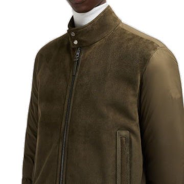 Custom best seller suede nap jacket for men fashion streetwear cotton padded jacket invisible zipper men's jacket