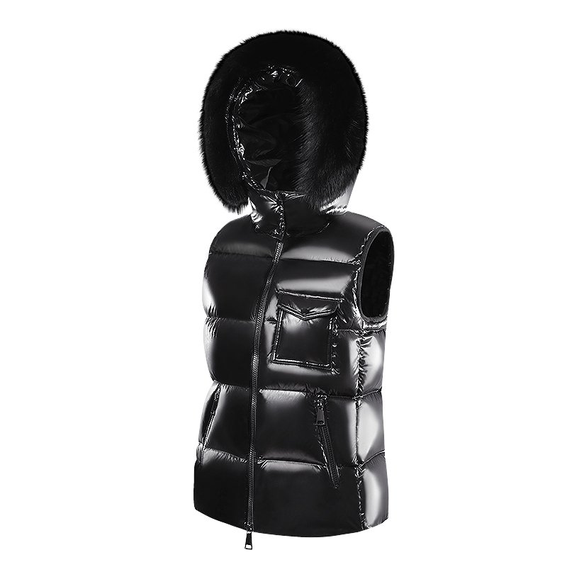 Custom winter women's puffer High Quality couple vest women Tall Duck Down Coat softshell importer Warm nylon jacket