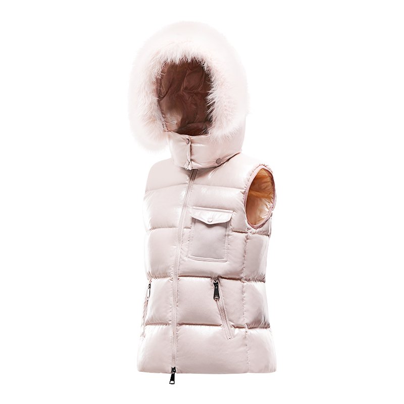 Custom winter women's puffer High Quality couple vest women Tall Duck Down Coat softshell importer Warm nylon jacket