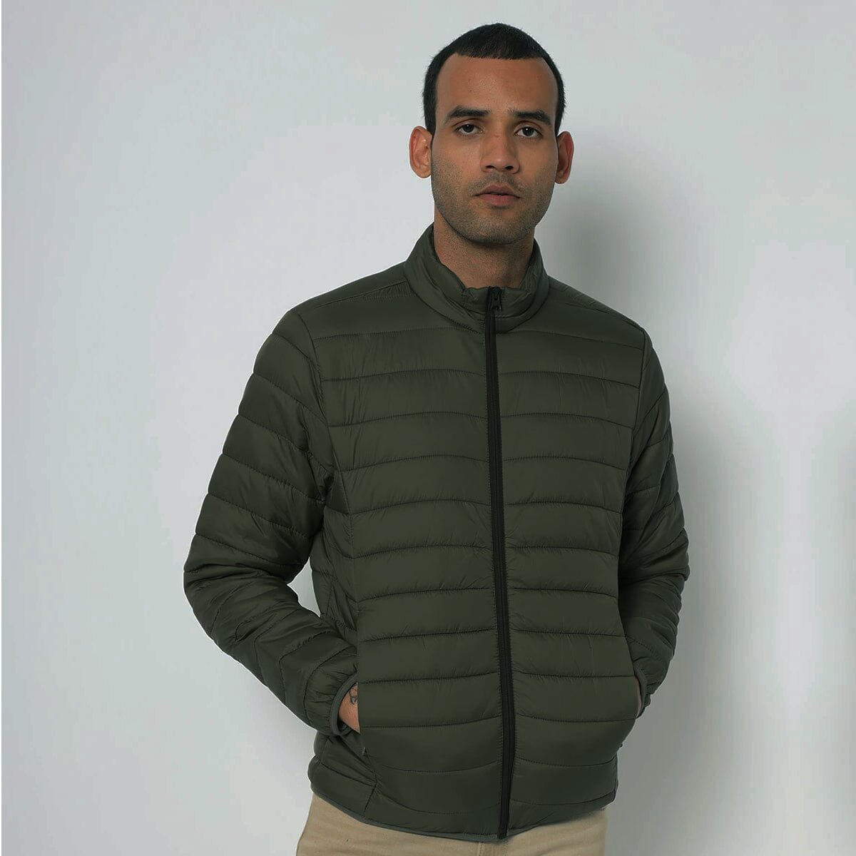 High Quality Fashion High Street Cotton or White Filling Hoodie Puffer Jacket for Men Parka Coat