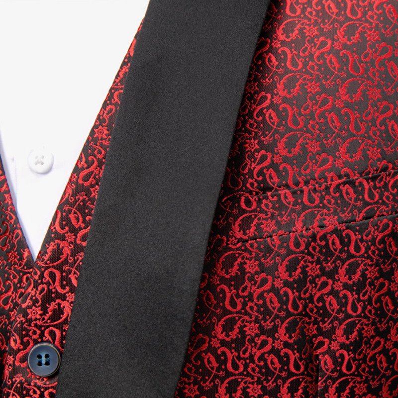 High Quality Tuxedo Men's Simple, Elegant, and Fashionable Gentlemen's Set, Slim Fitting Three Piece Set