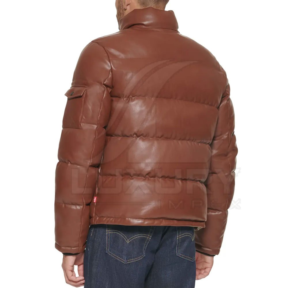 Custom Padded Puffer Duck Down Jacket Hooded Fashion Wear Men Winter Jacket