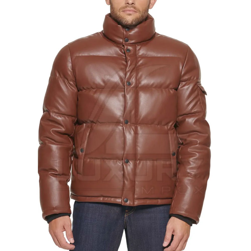 Custom Padded Puffer Duck Down Jacket Hooded Fashion Wear Men Winter Jacket