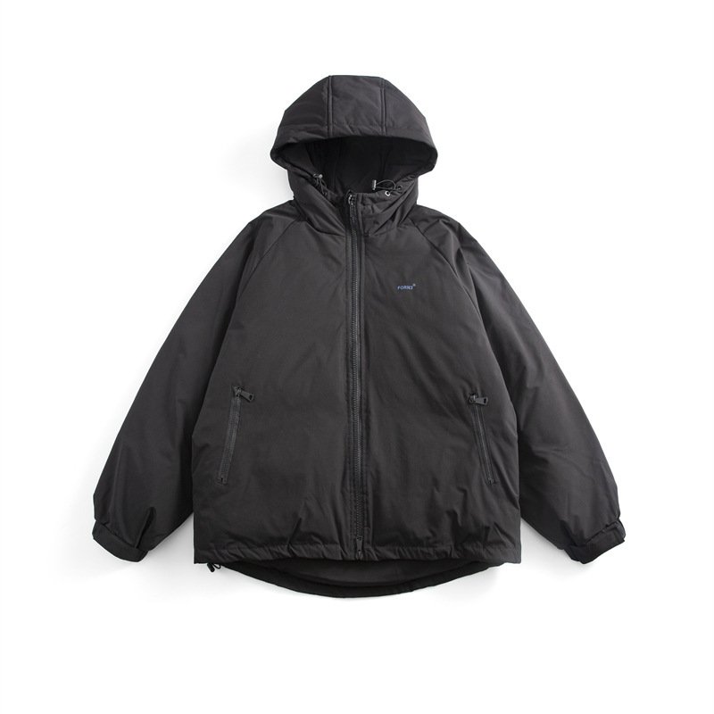 Wholesale Custom Outdoor Wear Hooded Mens Zip Up Jacket Windbreaker Jacket For Men