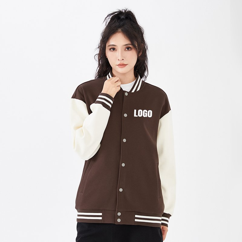 Custom Print Embroidered Varsity Jackets Custom Men Baseball Jacket Oversized Bomner Jacket For Men