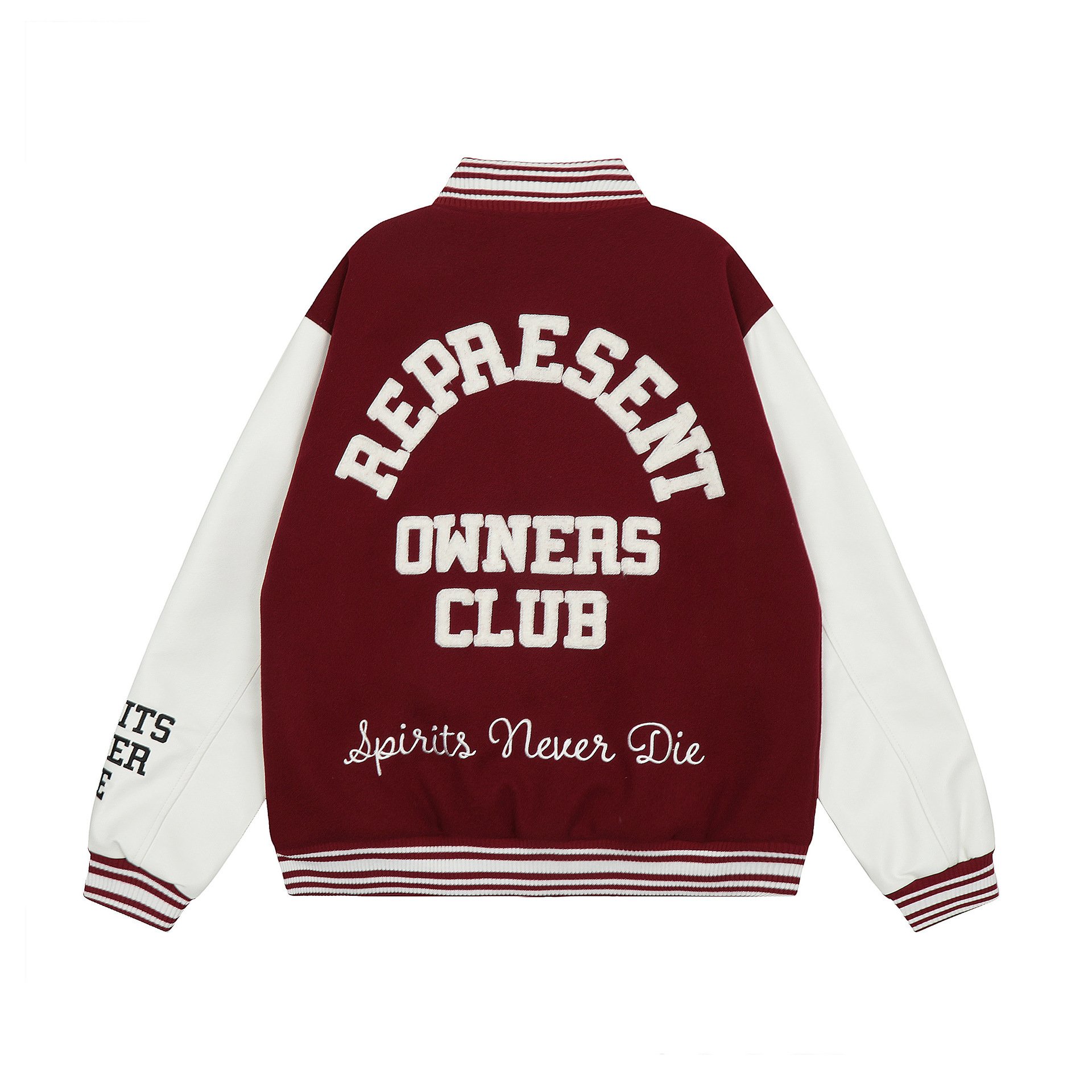 Custom High Quality Varsity Plus Size Waterproof Feature Winter Season Embroidered Leather Printed baseball jacket