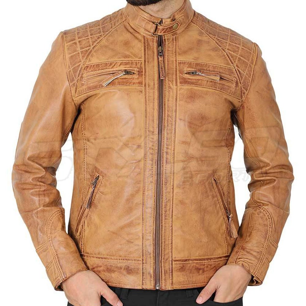 2023 Latest Design Winter Men Leather Jacket Fashion Wear Full Sleeve Leather Jackets For Men's