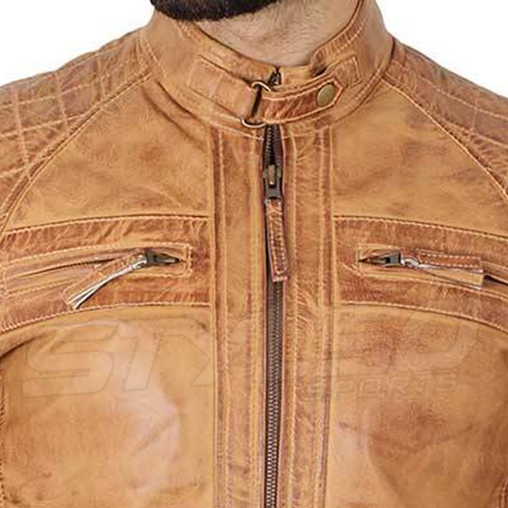 2023 Latest Design Winter Men Leather Jacket Fashion Wear Full Sleeve Leather Jackets For Men's