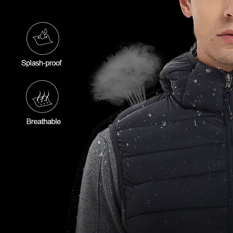 Enerup ready to ship hot sale winter fill vest Fabric 100% nylon Lining 100% polyester
