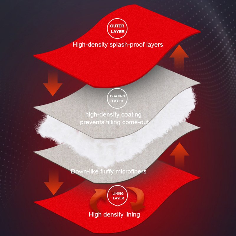 Enerup ready to ship hot sale winter fill vest Fabric 100% nylon Lining 100% polyester