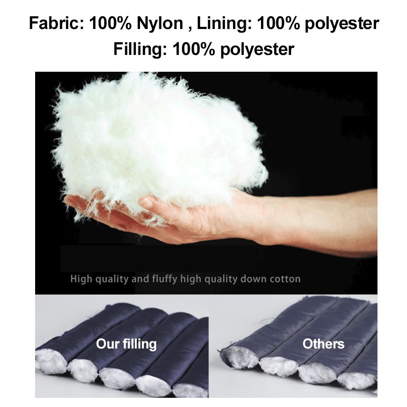 Enerup ready to ship hot sale winter fill vest Fabric 100% nylon Lining 100% polyester