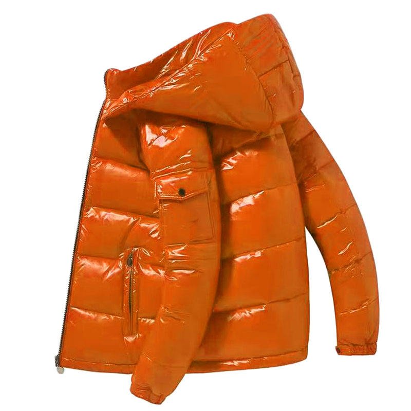 new custom men puffer jacket no logo wholesale Men's Warm Custom Logo Winter Outerwear Outdoor Men Bubble Puffer Jacket