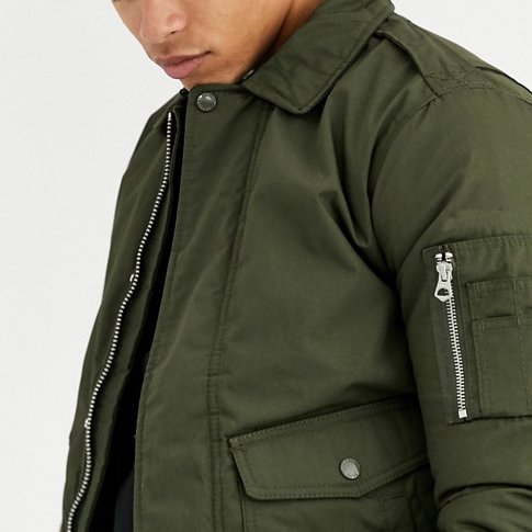 Men's Quality Warm Bomber Jackets Flight Jacket With Fur Collar Wholesale