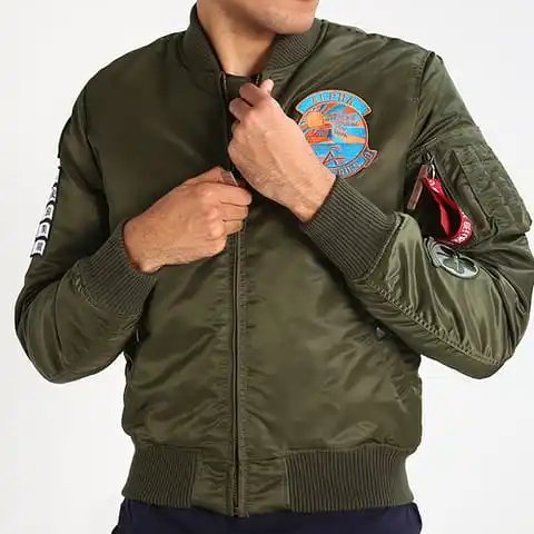 Custom Solid Colorful Plain Utility Varsity Korean Slim Fit Baseball Designers Jackets Bomber Jacket for Men