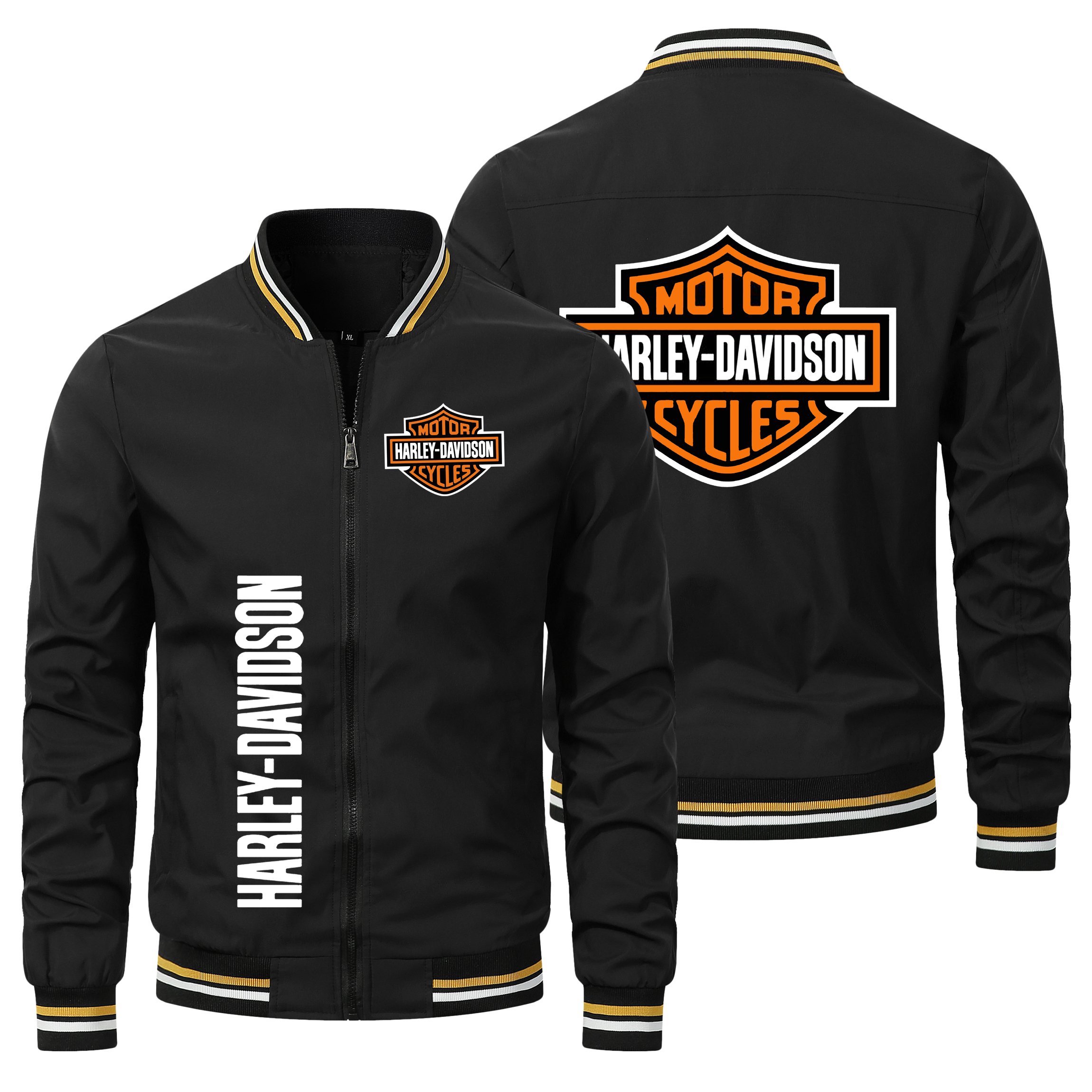 men's coats Custom Logo clothing Print Work Jacket Motorcycle Racing Windbreaker fashion man coat Men's jackets