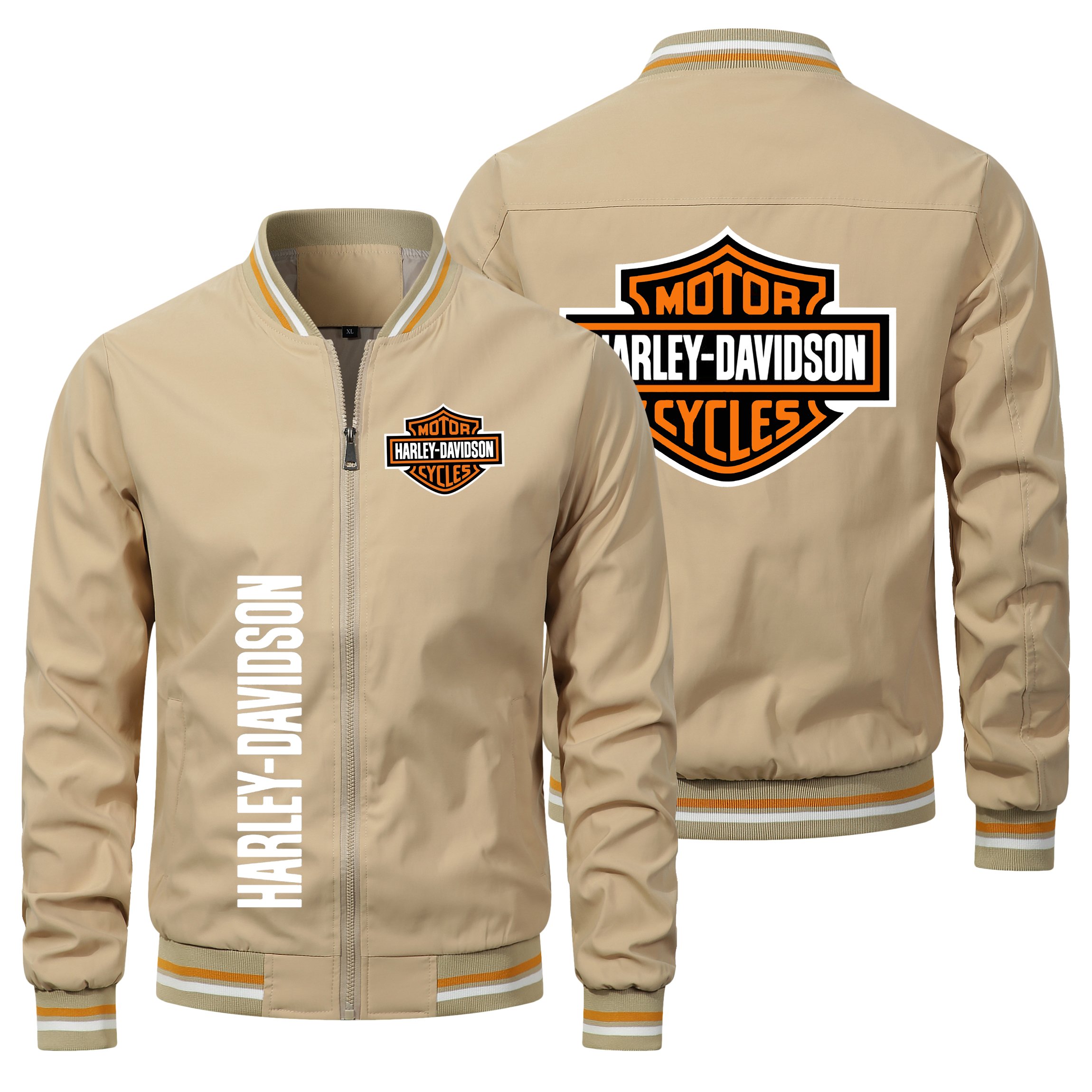 men's coats Custom Logo clothing Print Work Jacket Motorcycle Racing Windbreaker fashion man coat Men's jackets