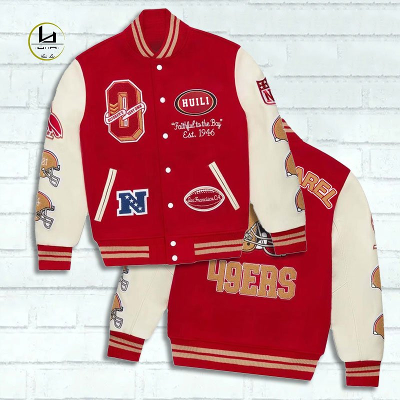 Huili Manufacturer wholesale high quality baseball oem custom vintage chenille embroidered varsity jacket custom varsity jacket