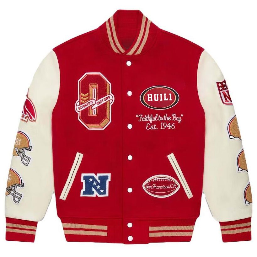 Huili Manufacturer wholesale high quality baseball oem custom vintage chenille embroidered varsity jacket custom varsity jacket
