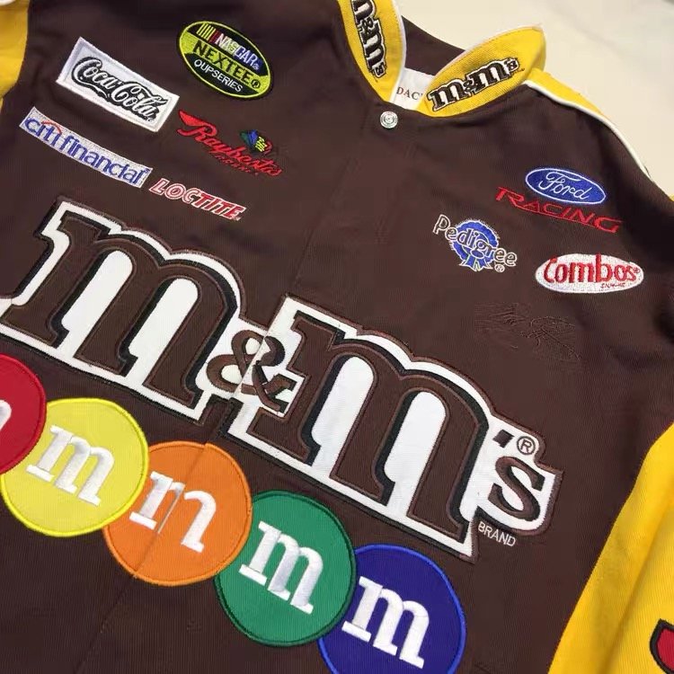 Trending OEM Wholesale Custom Logo Embroidery Rare Man Formula Racing Style Top Rated cotton Jacket NASCAR Racing Men's Jackets