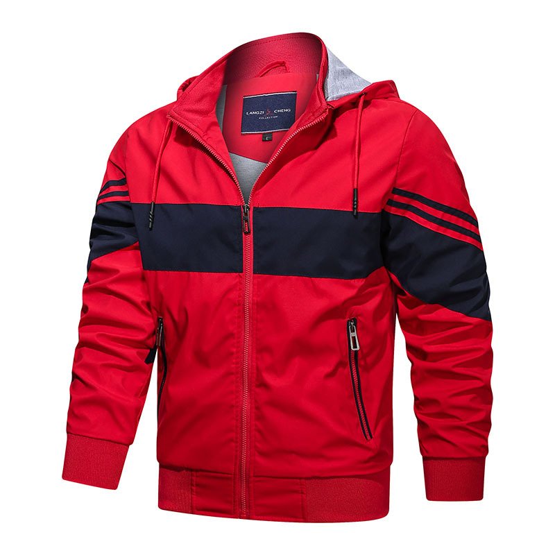 LAYENNE Custom Windbreaker Jackets Mens Branded Vintage Zip Pullover Windproof Jacket For Men