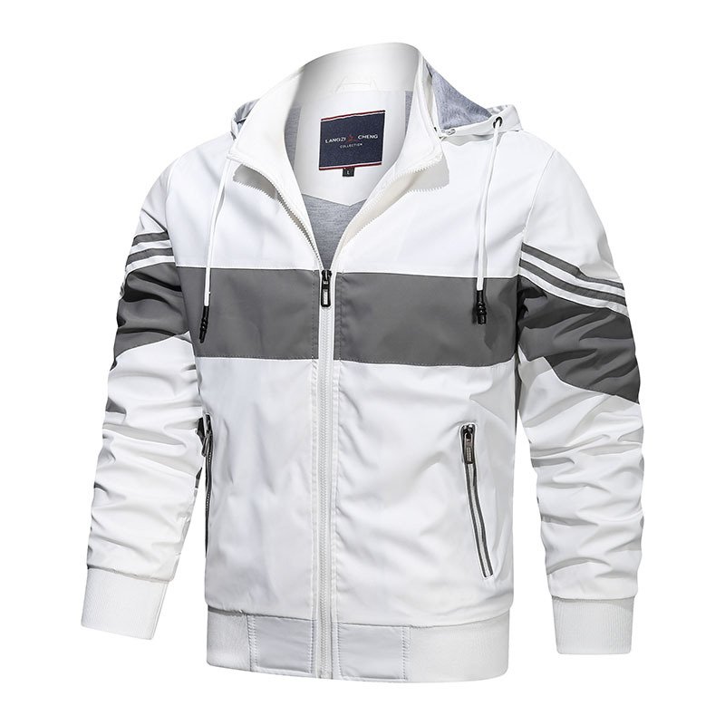 LAYENNE Custom Windbreaker Jackets Mens Branded Vintage Zip Pullover Windproof Jacket For Men