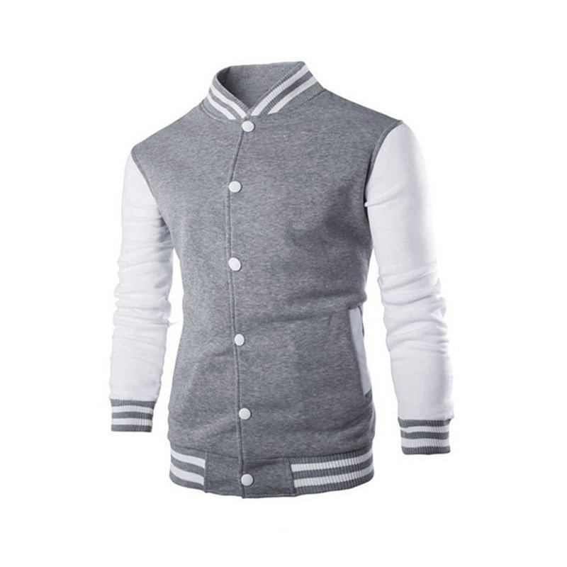 New Custom Men's Varsity Jacket Patchwork Letterman Baseball Jacket Embroidery Cotton Blends College Jackets