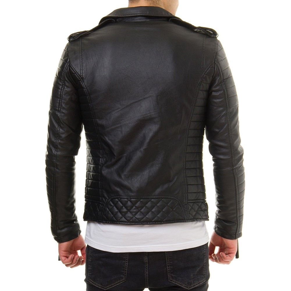 Men's Jacket For Biker Distressed Custom Price Leather Breathable Biker Jacket Motorcycle Genuine Leather