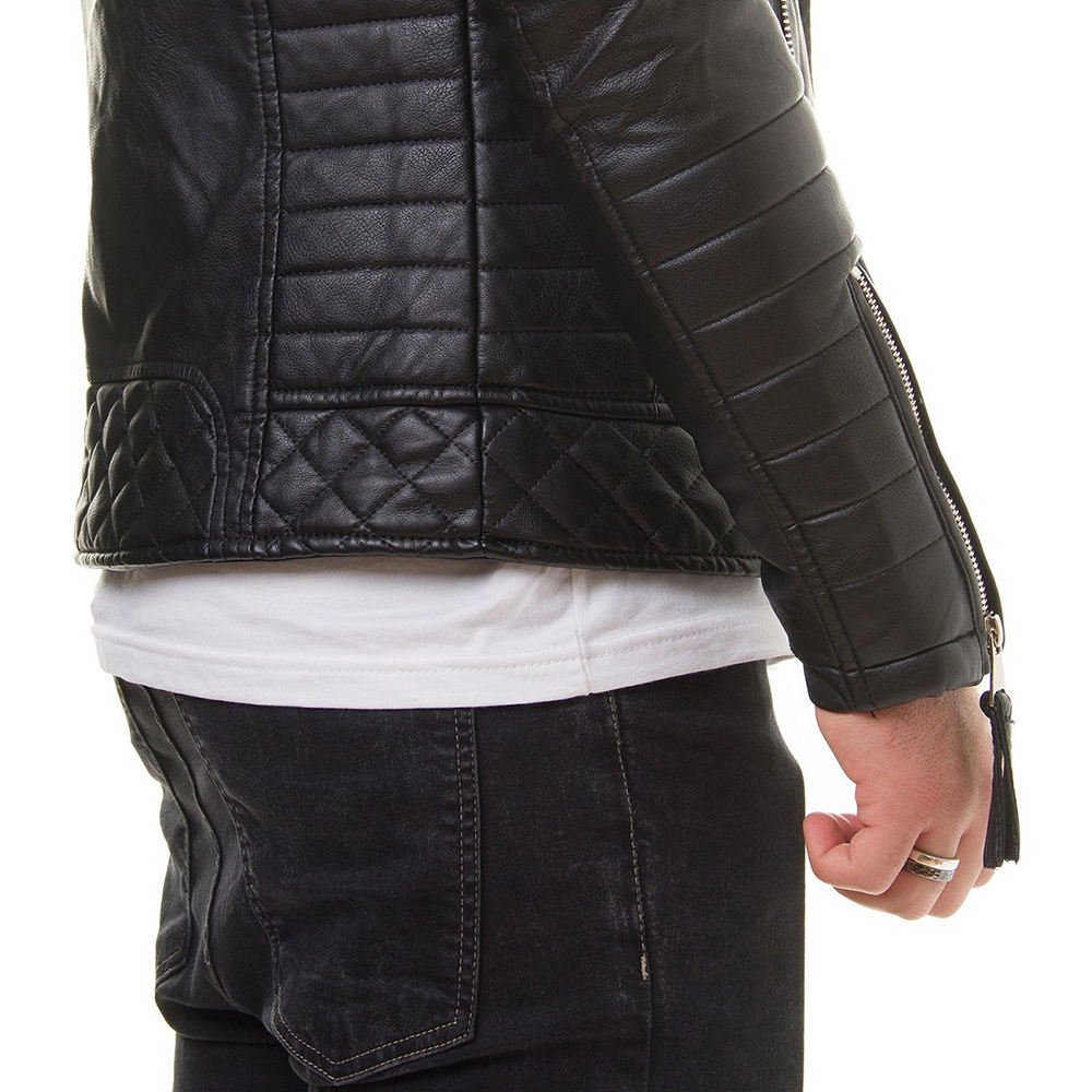 Men's Jacket For Biker Distressed Custom Price Leather Breathable Biker Jacket Motorcycle Genuine Leather