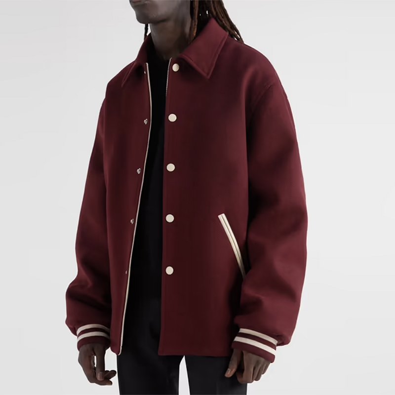 new design fashion loose varsity jackets chenille patches letterman college bomber baseball men's jacket for men