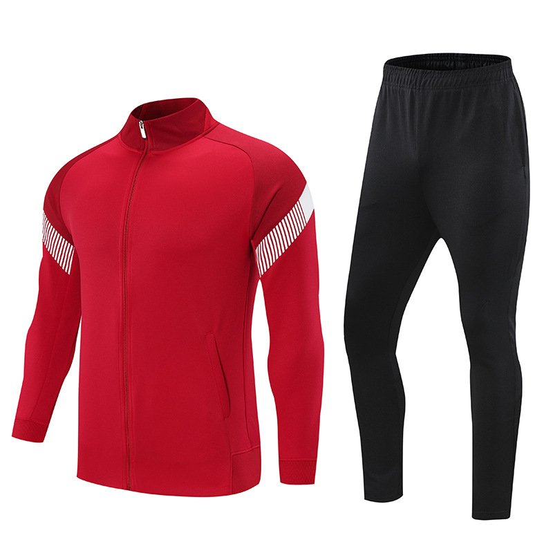Best Cheap Full Zipper Tracksuits Soccer Wholesale Club Training Football Jacket Top Quality Men Soccer Tracksuit