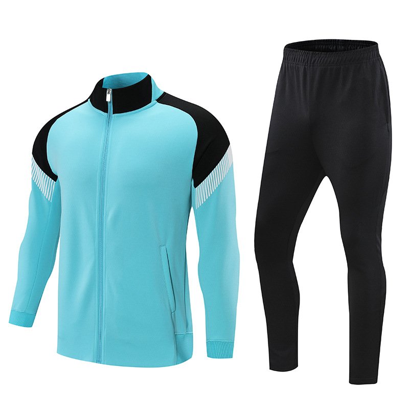Best Cheap Full Zipper Tracksuits Soccer Wholesale Club Training Football Jacket Top Quality Men Soccer Tracksuit